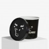Personalised ice cream containers with lid