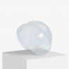 Clear dome lid with PET-plastic