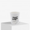 100 ml express paper cup in white with your logo
