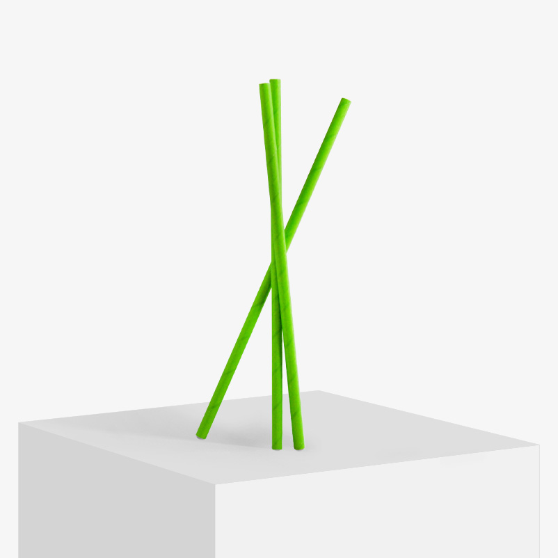 cocktail paperstraw green by limepack